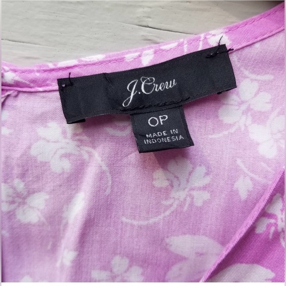 J. Crew Mercantile Floral Faux Wrap Ruffle Dress - Picture 6 of 8